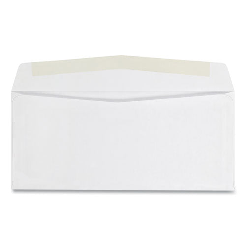 Image of Quality Park QUA90020 Business Envelope, #10, Commercial Flap, Side Seam, Gummed Closure, 24 lb Bond Weight Paper, 4.13 x 9.5, White, 500/Box