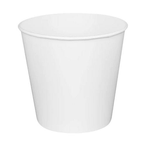 Image of Karat® C-FB170W Food Bucket, 170 oz, 8.9" Diameter x 8.36" h, White, Paper, 150/Carton
