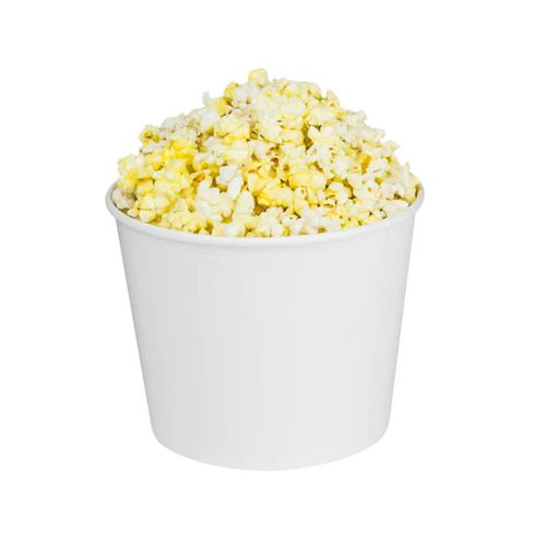 Image of Karat® C-FB85W Food Bucket, 85 oz, 7.36" Diameter x 6" h, White, Paper, 180/Carton