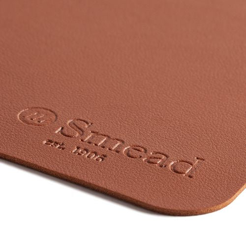 Image of Smead Vegan Leather Desk Pads, 23.6" x 13.7", Brown