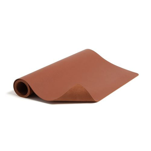 Image of Smead Vegan Leather Desk Pads, 31.5" x 15.7", Brown