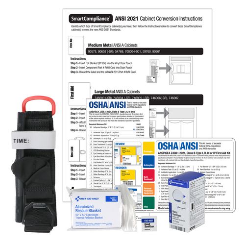 Image of First Aid Only 91366 Smart Compliance B 2021 Conversion Kit, 12 Pieces