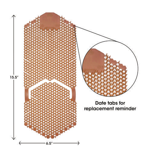 Image of Fresh Products TSU-F-006I006I-25 Tsunami, Urinal Screen, Summer Sunshine Scent, Yellow, 5.22 oz, 6/Carton