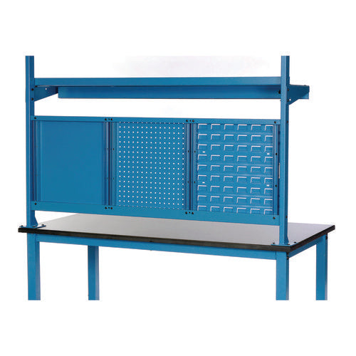 Image of Global Industrial® 249291ABL Panel Mounting Rail, For Use with Global Industrial 48" Wide Workbenches, 150 lb Weight Capacity