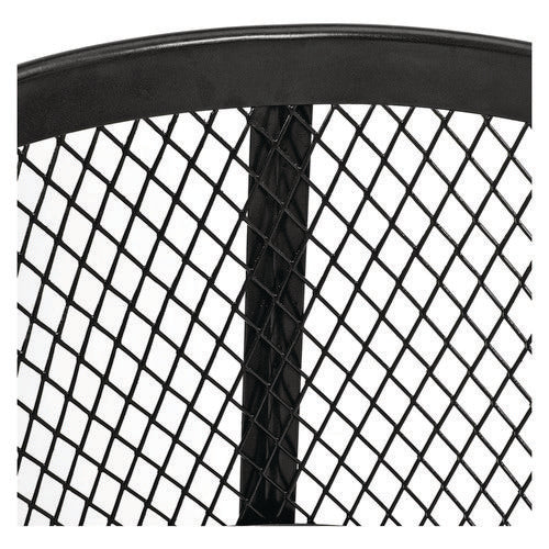 Image of Global Industrial® 237634BK Steel Mesh Corrosion Resistant Trash Can, 48 gal, Black