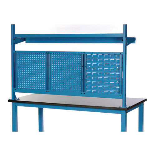 Image of Global Industrial® 249293ABL Panel Mounting Rail, For Use with Global Industrial 72" Wide Workbenches, 125 lb Weight Capacity