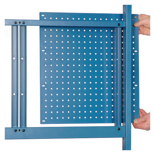 Image of Global Industrial® 249292ABL Panel Mounting Rail, For Use with Global Industrial 60" Wide Workbenches, 125 lb Weight Capacity