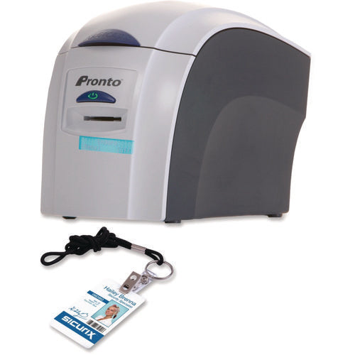Image of SICURIX® 3649-0001K1 Pronto Desktop Dye Sublimation/Thermal Transfer Printer