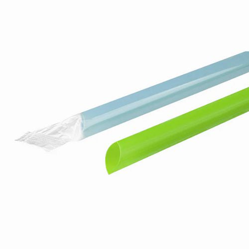 Image of Karat® C9060S (MIXED) Boba Straws, 9", Plastic, Assorted Colors, 1,600/Carton