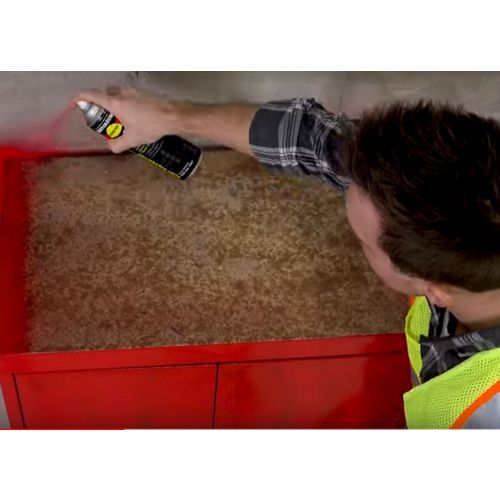 Image of Rust-Oleum® V2169838 Hard Hat High Performance V2100 System Rust Preventive Enamel Spray Primer, Flat Red, 15 oz Aerosol Can, 6/Carton