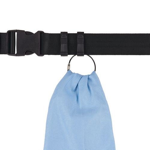 Image of ergodyne® 13719 Arsenal 5716 Server Apron Pouch with Pockets, 5 Compartments, 11 x 10, Nylon, Black