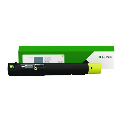 Image of Lexmark 85D0HY0 85D0HY0 Toner Cartridge, 16,500 Page-Yield, Yellow