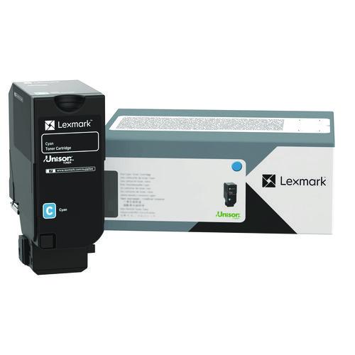 Image of Lexmark 71C1XC0 Return Program Toner Cartridge, 12,500 Page-Yield, Cyan