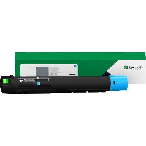 Image of Lexmark 85D0HC0 85D0HC0 Toner Cartridge, 16,500 Page-Yield, Cyan