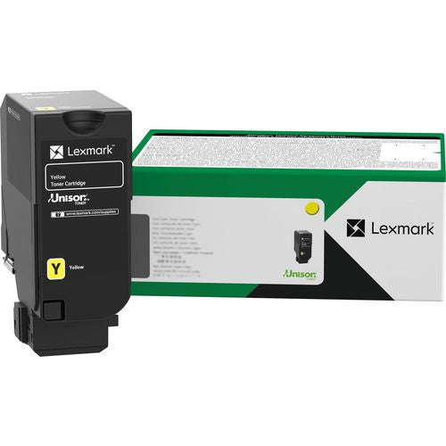 Image of Lexmark 71C1HY0 71C1HY0 Return Program Toner Cartridge, 10,500 Page-Yield, Yellow