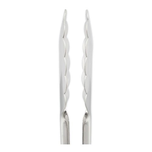 Image of Carlisle 60756003 Dura-Kool Tongs, Stainless Steel, 9.5", Silver/Black
