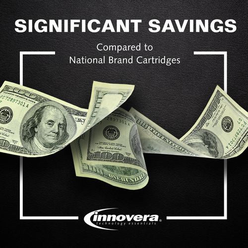 Image of Innovera® IVR3YL64AN Remanufactured Yellow High-Yield Ink, Replacement for 910XL (3YL64AN), 825 Page-Yield