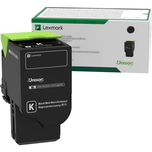 Image of Lexmark 78C00KG 78C00KG Return Program Toner, 2,000 Page-Yield, Black