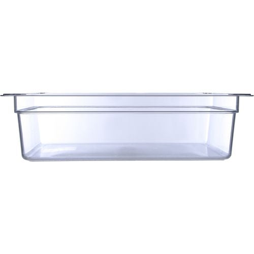 Image of Carlisle 10202B07 StorPlus Polycarbonate Food Pan, 19.4 qt, 12.5 x 20.75 x 6, Clear, Plastic
