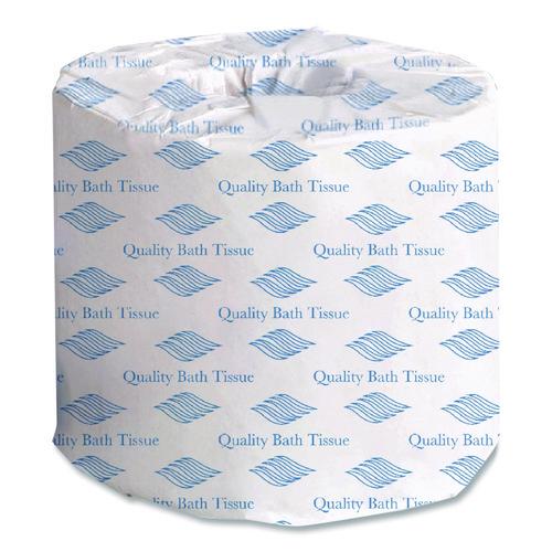 Image of GEN GEN248 Standard Bath Tissue, 2-Ply, White, 400 Sheets/Roll, 96 Rolls/Carton