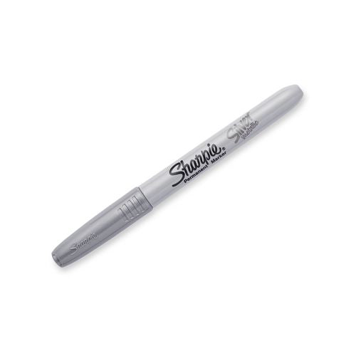 Image of Sharpie® 9597 Metallic Fine Point Permanent Markers, Metallic Silver, 36/Pack