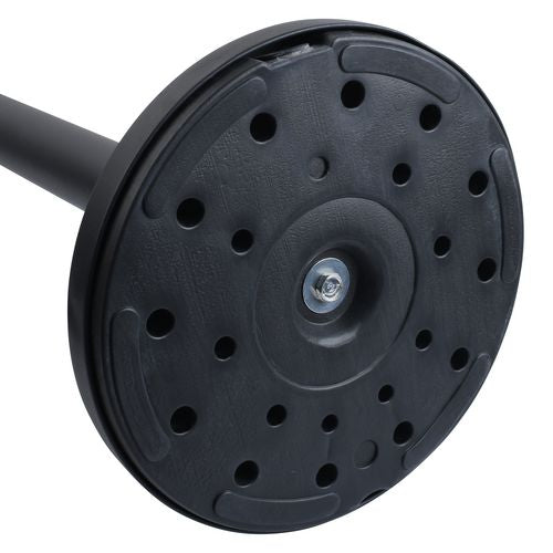 Image of Tatco 16600 Economy Crowd Control, Assorted Materials, 14" x 35" x 9 ft 6", Black, 2/Carton