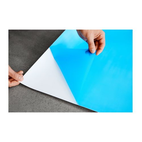 Image of Post-it® EE8X4 Easy Erase Permanent Marker Whiteboard Surface, Laminate Film, 96" x 48", White