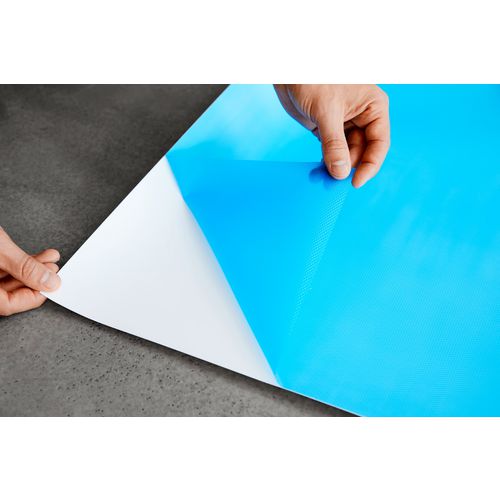Image of Post-it® FWS4X3 Easy Erase Permanent Marker Whiteboard Surface, Laminate Film, 48" x 36", White