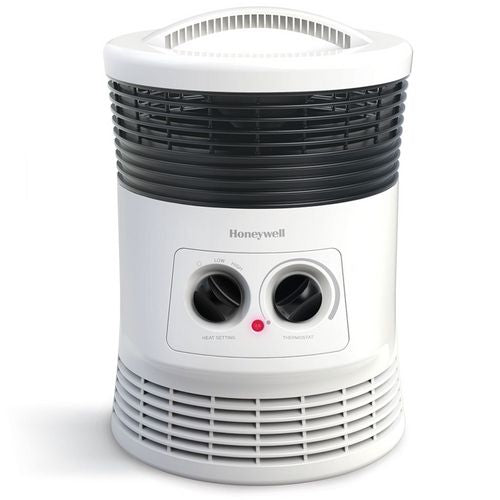 Image of Honeywell HHF360W Surround Fan Forced Heater, 1,500 W, 8.1 x 11.2 x 7.9, White