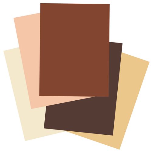 Image of Pacon® P102949 Tru-Ray Construction Paper, 70 lb Text Weight, 9 x 12, Assorted Skin Tone Colors, 50/Pack
