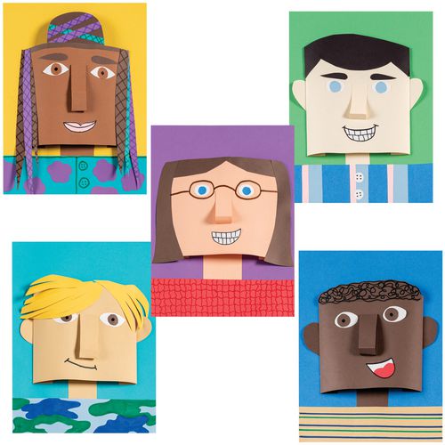 Image of Pacon® P102950 Tru-Ray Construction Paper, 70 lb Text Weight, 12 x 18, Assorted Skin Tone Colors, 50/Pack