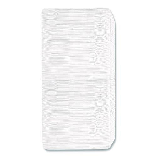 Image of Boardwalk® 4514 1/4-Fold Lunch Napkins, 1-Ply, 12 x 12, White, 500/Pack, 6 Packs/Carton