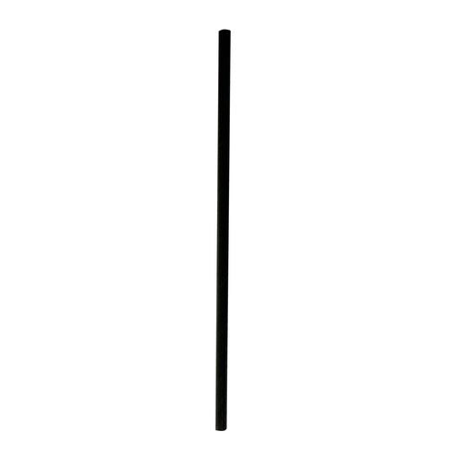 Image of Boardwalk® BWKPPRSTRWBLIW Wrapped Jumbo Paper Straws, 7.75", Paper, Black, 320/Pack, 4 Packs/Carton