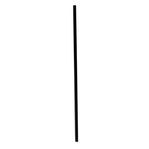 Image of Boardwalk® BWKJSTW1025BK Wrapped Jumbo Straws, 10.25", Polypropylene, Black, 500/Pack, 4 Packs/Carton