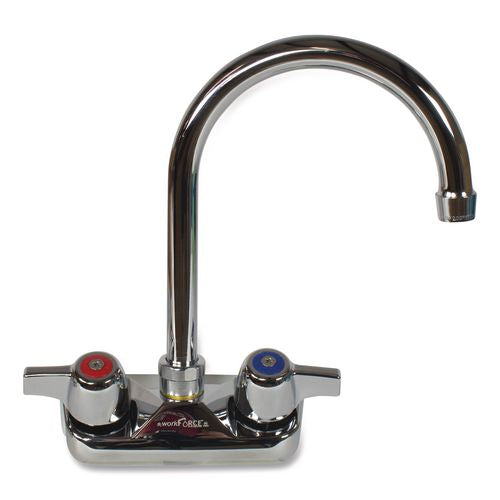Image of BK Resources BKF-W-5G-M WorkForce Standard Duty Faucet, 9.5" Height/5" Reach, Chrome-Plated Brass