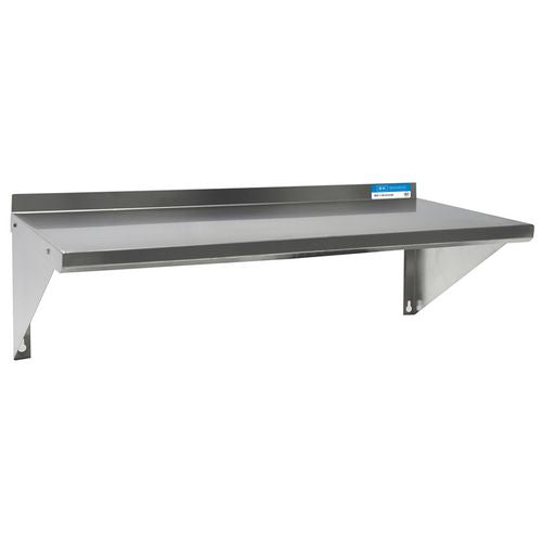 Image of BK Resources 2WSE-1624 Stainless Steel Economy Overshelf, 24w x 16d x 11.5h, Stainless Steel, Silver, 2/Pallet