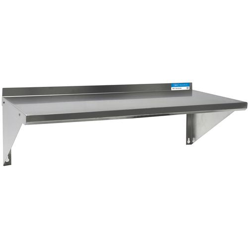 Image of BK Resources 2WSE-1236 Stainless Steel Economy Overshelf, 36w x 12d x 8h, Stainless Steel, Silver, 2/Pallet