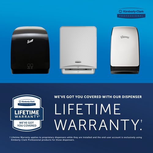 Image of Scott® 47091 Slimroll Manual Towel Dispenser, 12.65 x 13.02 x 7.18, White