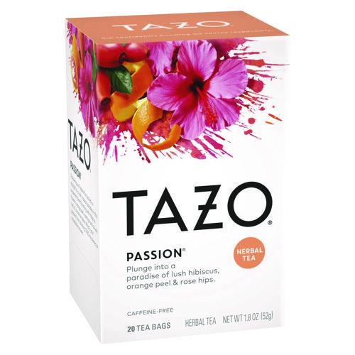 Image of Tazo® 30794522200451 Tea Bags, Passion, 20/Box, 6 Boxes/Carton