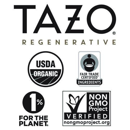Image of Tazo® Tea Bags, Organic Earl Grey, 16/Box, 6 Boxes/Carton