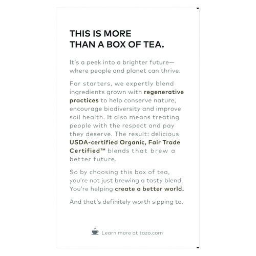 Image of Tazo® Tea Bags, Organic Earl Grey, 16/Box, 6 Boxes/Carton