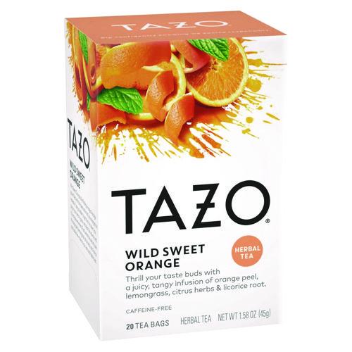 Image of Tazo® 30794522200345 Tea Bags, Wild Sweet Orange, 20/Box, 6 Boxes/Carton