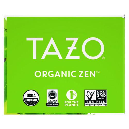 Image of Tazo® Tea Bags, Organic Zen, 16/Box, 6 Boxes/Carton