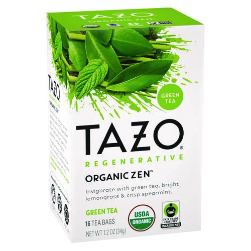 Image of Tazo® Tea Bags, Organic Zen, 16/Box, 6 Boxes/Carton