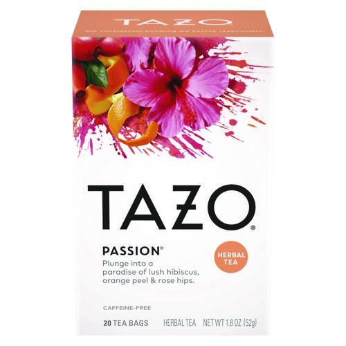 Image of Tazo® 30794522200451 Tea Bags, Passion, 20/Box, 6 Boxes/Carton