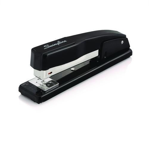 Image of Swingline® 44401 Commercial Full Strip Desk Stapler, 20-Sheet Capacity, Black