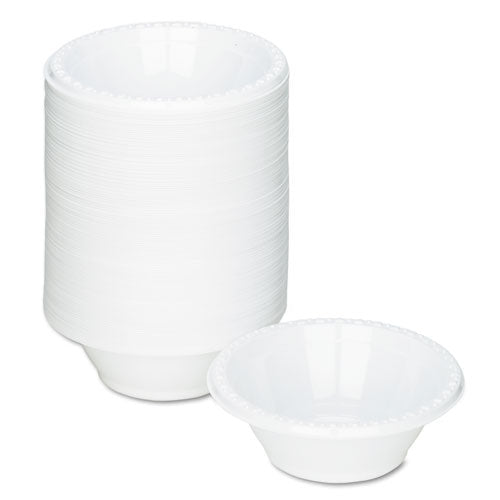 Image of Tablemate® 5244WH Plastic Dinnerware, Bowl, 5 oz, White, 125/Pack