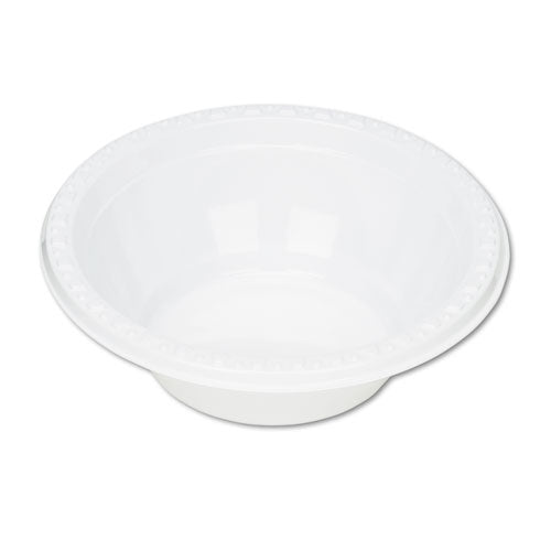 Image of Tablemate® 5244WH Plastic Dinnerware, Bowl, 5 oz, White, 125/Pack