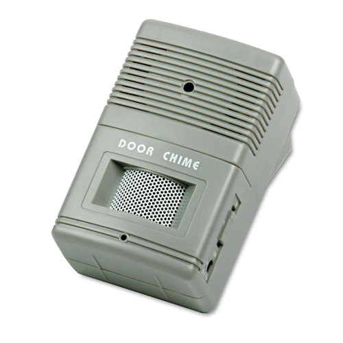 Image of Tatco 15300 Visitor Arrival/Departure Chime, Battery Operated, 2.75 x 2 x 4.25, Gray