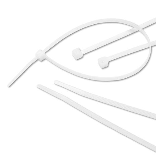 Image of Tatco 22300 Nylon Cable Ties, 11 X 0.19, 50 Lb, Natural, 500/pack